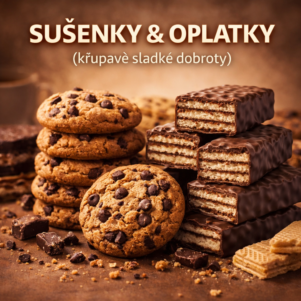 Sušenky, oplatky a piškoty