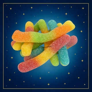 Kyselí neonoví červíci 1000g