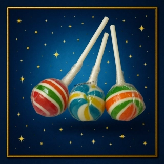 Kuli kuli duhová rosková lízátka 600g 